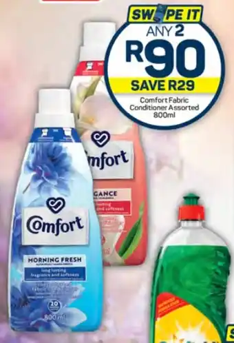 Pick n Pay Hypermarket Comfort Fabric Conditioner Assorted 800ml offer