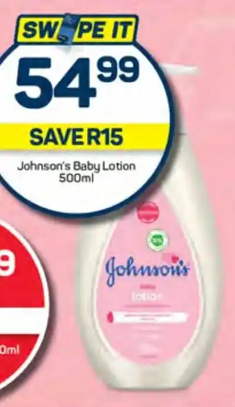 Pick n Pay Hypermarket Johnson's Baby Lotion 500ml offer