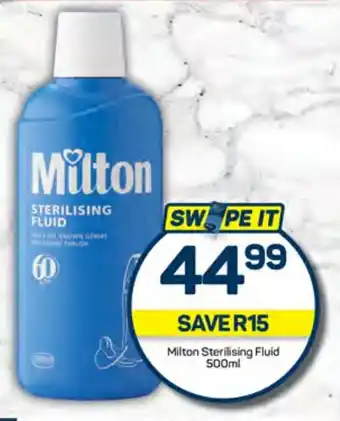 Pick n Pay Hypermarket Milton Sterilising Fluid 500ml offer