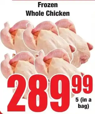 Boxer Superstores Frozen Whole Chicken offer