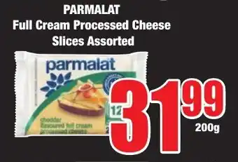 PARMALAT Full Cream Processed Cheese Slices Assorted