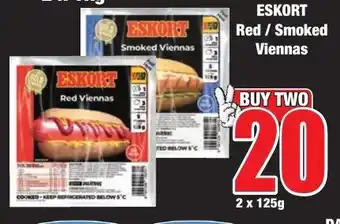 ESKORT Red/ Smoked Viennas