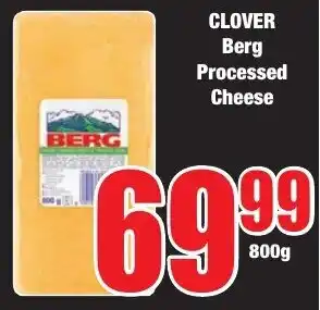 Boxer Superstores CLOVER Berg Processed Cheese offer