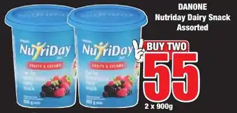 Boxer Superstores DANONE Nutriday Dairy Snack Assorted offer