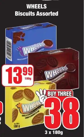 Boxer Superstores WHEELS Biscuits Assorted offer