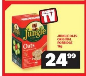 Usave Jungle Oats Original Porridge 1kg offer