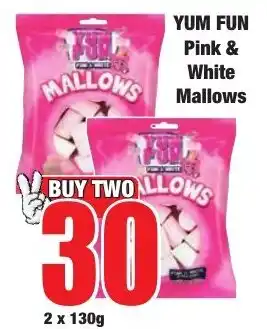 Boxer Superstores YUM FUN Pink & White Mallows offer