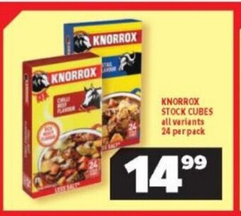 Usave Knorrox Stock Cubes All Variants 24 per pack offer