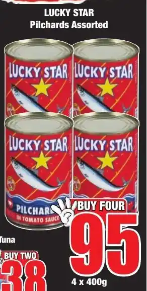 Boxer Superstores LUCKY STAR Pilchards Assorted offer