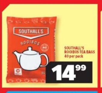 Usave Southall's Rooibos Tea Bags 40 per pack offer