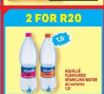 Usave Aquelle Flavoured Sparkling Water all Variants 1.5L offer