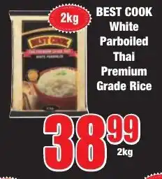 Boxer Superstores BEST COOK White Parboiled Thai Premium Grade Rice offer