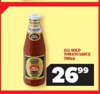 Usave All Gold Tomato Sauce 700ml offer