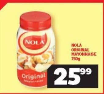 Usave Nola Original Mayonnaise 750g offer