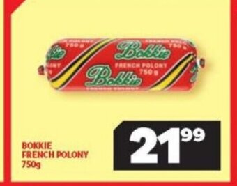 Usave Bokkie French Polony 750g offer