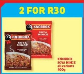 Usave Knorrox Soya Mince All Variants 400g offer