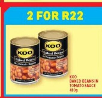 Usave Koo Baked Beans in Tomato Sauce 410g offer