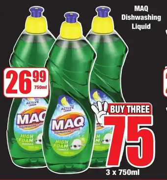 Boxer Superstores MAQ Dishwashing Liquid offer