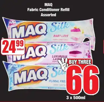 Boxer Superstores MAQ Fabric Conditioner Refill Assorted offer