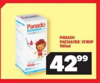 Usave Panado Paediatric Syrup 100ml offer