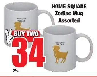 Boxer Superstores HOME SQUARE Zodiac Mug Assorted offer