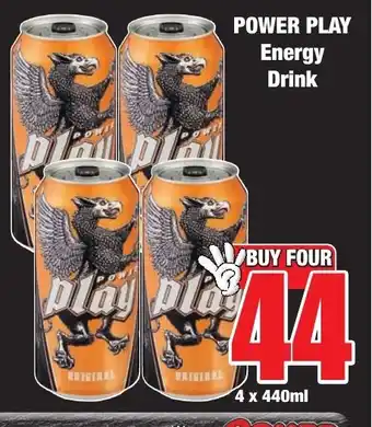 Boxer Superstores POWER PLAY Energy Drink offer