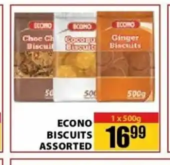 Jumbo Econo Biscuit Assorted 1 x 500g offer