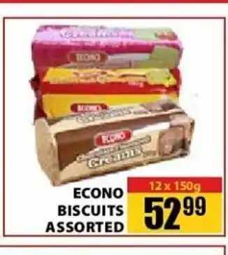 Jumbo Econo Biscuit Assorted 12 x 150g offer