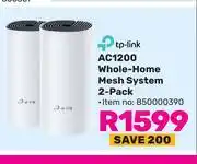 Game Tp-Link AC1200 Whole-Home Mesh System 2-Pack offer