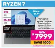 Game Proline 14.1(35cm) Ryzen 7 Laptop offer