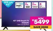Game Hisense 43(109cm) UHD Smart TV 43A6K offer