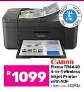 Game Canon Pixma TR4640 4-In-1 Wireless Inkjet Printer With ADF offer