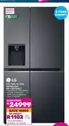 Game LG Side-By-Side Refrigerator GC-L257SQSL- 611Ltr offer