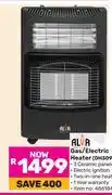 Game Alva Gas/Electric Heater GH309 offer