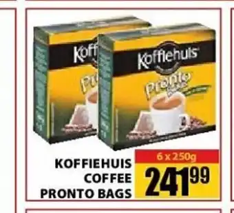 Jumbo Koffiehuis Coffee Pronto Bags 6 x 250g offer