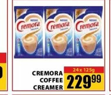 Cremora Coffee Creamer 24 x 125g offer at Jumbo