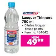 Game Powafix Lacquer Thinners-750ml offer