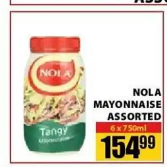 Nola Mayonnaise Assorted 6 x 750ml
