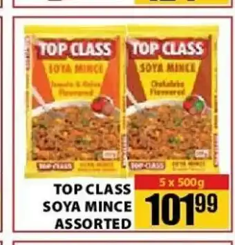 Jumbo Top Class Soya MInce Assorted 5 x 500g offer