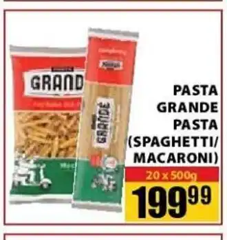 Pasta Grande Pasta (Spaghetti/Macaroni) 20x500g
