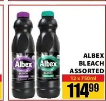 Jumbo Albex Bleach Assorted 12 x 750ml offer