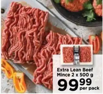 Food Lover's Market Extra Lean Beef Mince 2 x 500g offer