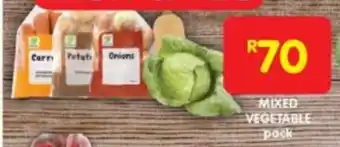 Shoprite MIXED VEGETABLE pack offer