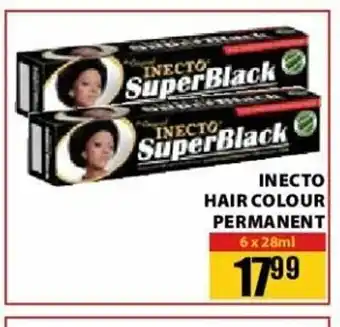Jumbo Inecto Hair Colour Permanent 6 x 28ml offer
