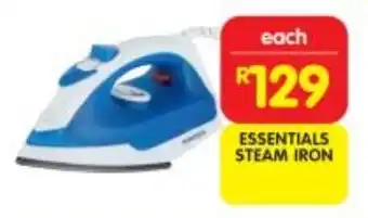 Shoprite ESSENTIALS STEAM IRON offer