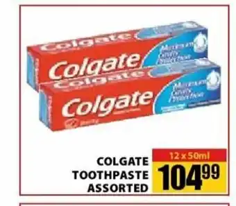 Jumbo Colgate Toothpaste Assorted 12 x 50ml offer