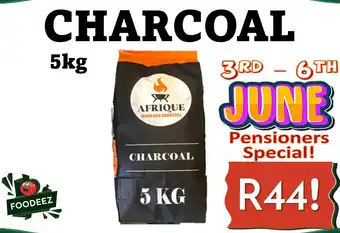 Foodeez CHARCOAL 5kg offer