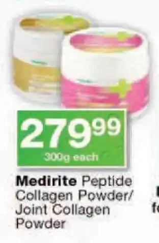 Checkers Medirite Peptide Collagen Powder/ Joint Collagen Powder offer