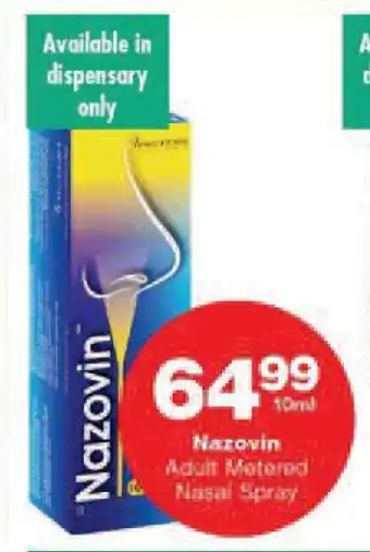 Nazovin Adult Metered Nasal Spray
