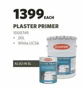 BUCO Plaster primer offer
